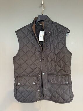Barbour Quilted Brown Sleeveless Vest